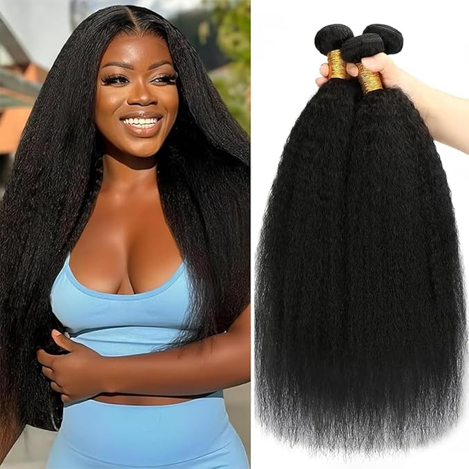 Human Hair Bundle-Yaki-Hair -32in