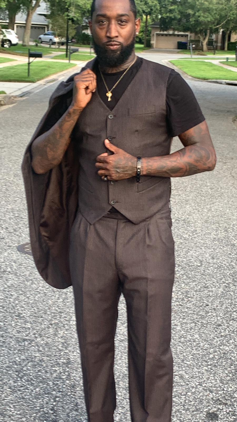Business Brown 3PC Suit