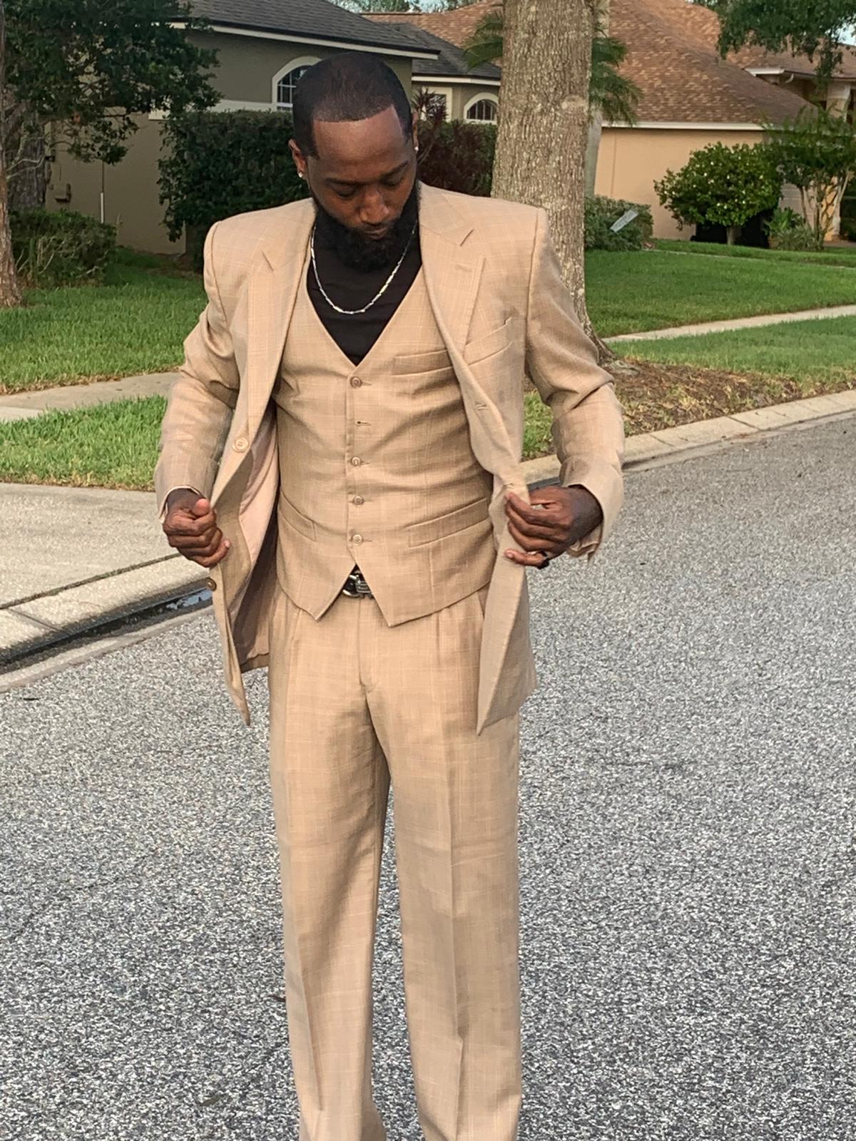 Business Tan 3PC Suit