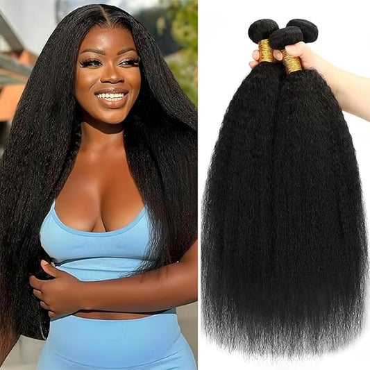 Human Hair Bundle-Yaki-Hair -32in
