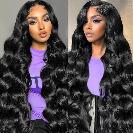 13x4 Lace Frontal Wig Transparent-Frontals-22in